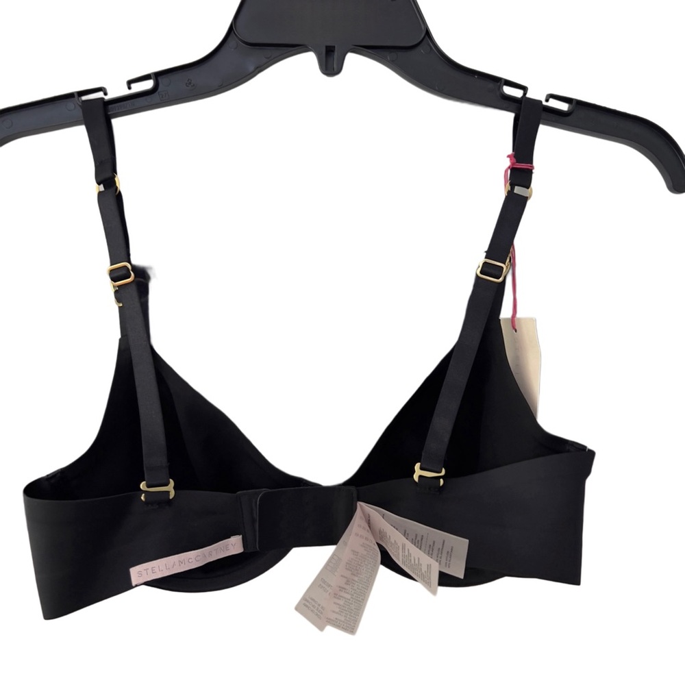 STELLA MCCARTNEY Smooth Bra Wired #S75-107 Black Not Padded  Size 32C BRAND NEW - Picture 5 of 9